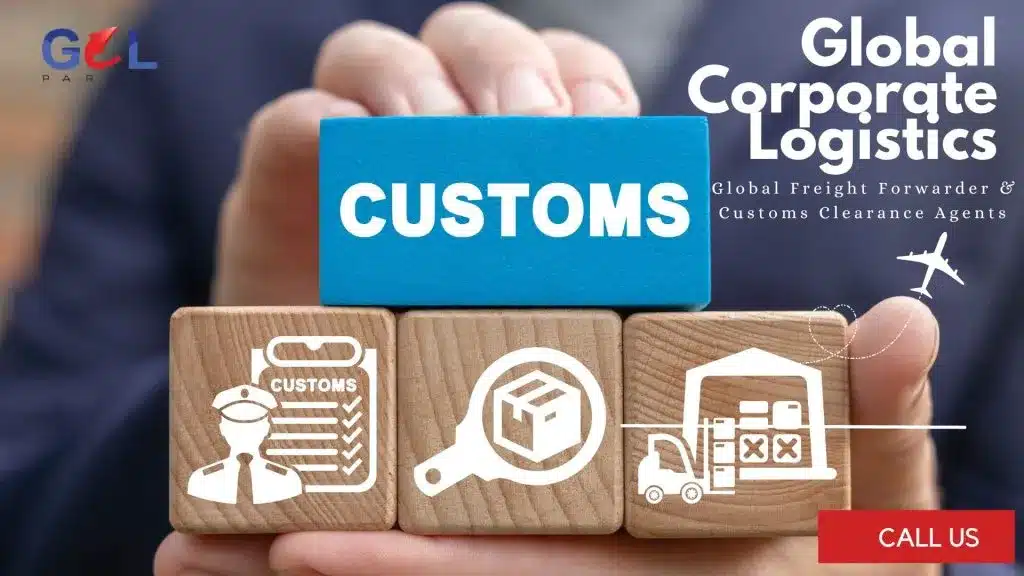 Three cube boxes representing key steps in UK-Nigeria import customs clearance: classification, documentation, and compliance, ensuring smooth delivery from Manchester to Nigeria through proper customs procedures.