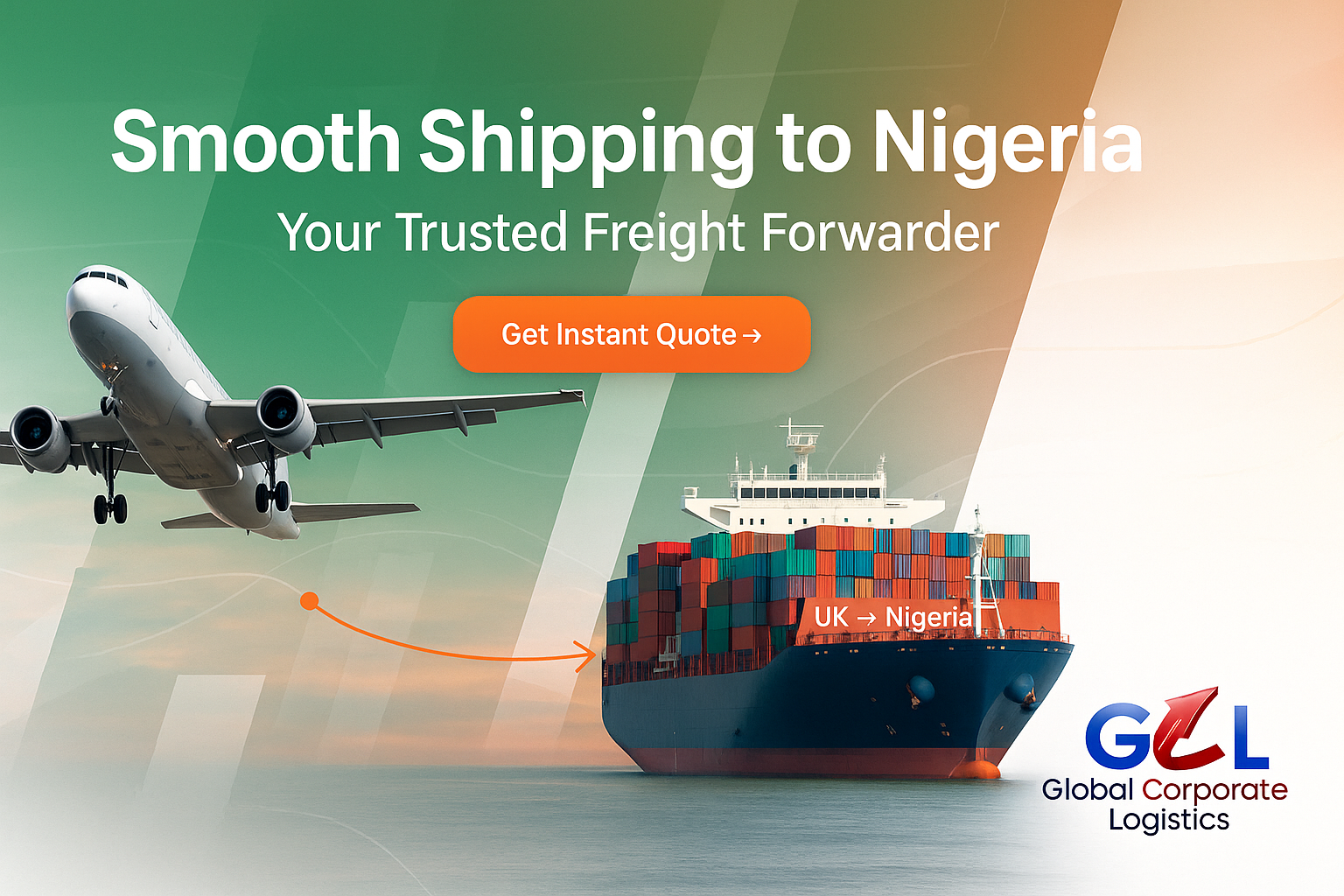 Smooth shipping to Nigeria by Global Corporate Logistics – trusted freight forwarder offering air and sea cargo services from the UK to Nigeria.